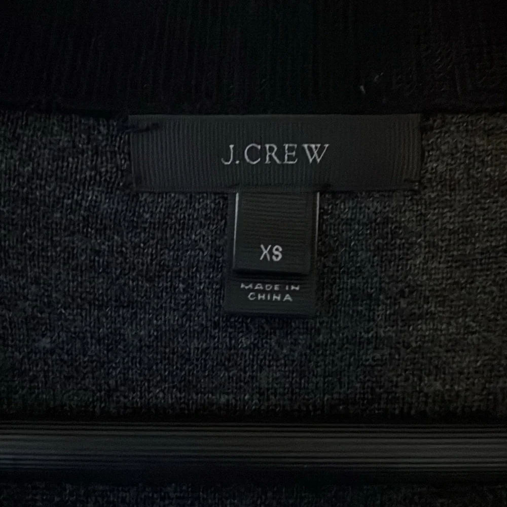 J. Crew Long Black Cardigan Size XS Thick Soft